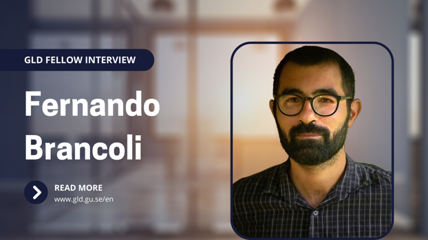 An interview picture of GLD fellow Fernando Brancoli